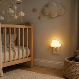 Veilleuse Bébé Nuage à Capteur Crépusculaire